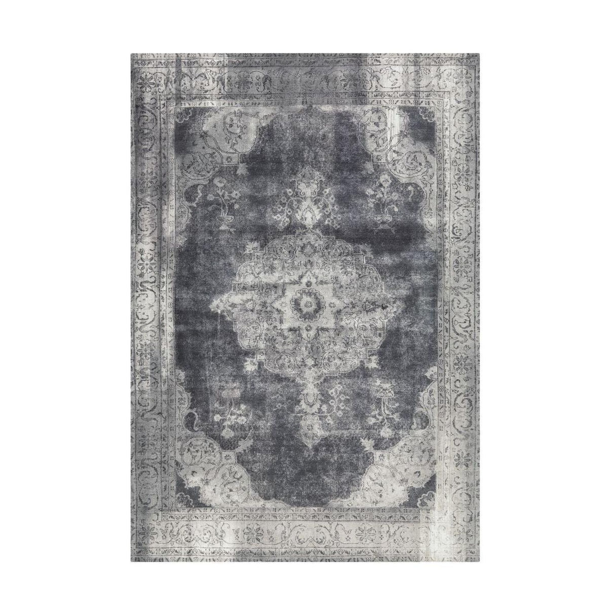 Paris Prix Tapis Imprimé Antique  Vintage  Gris Foncé