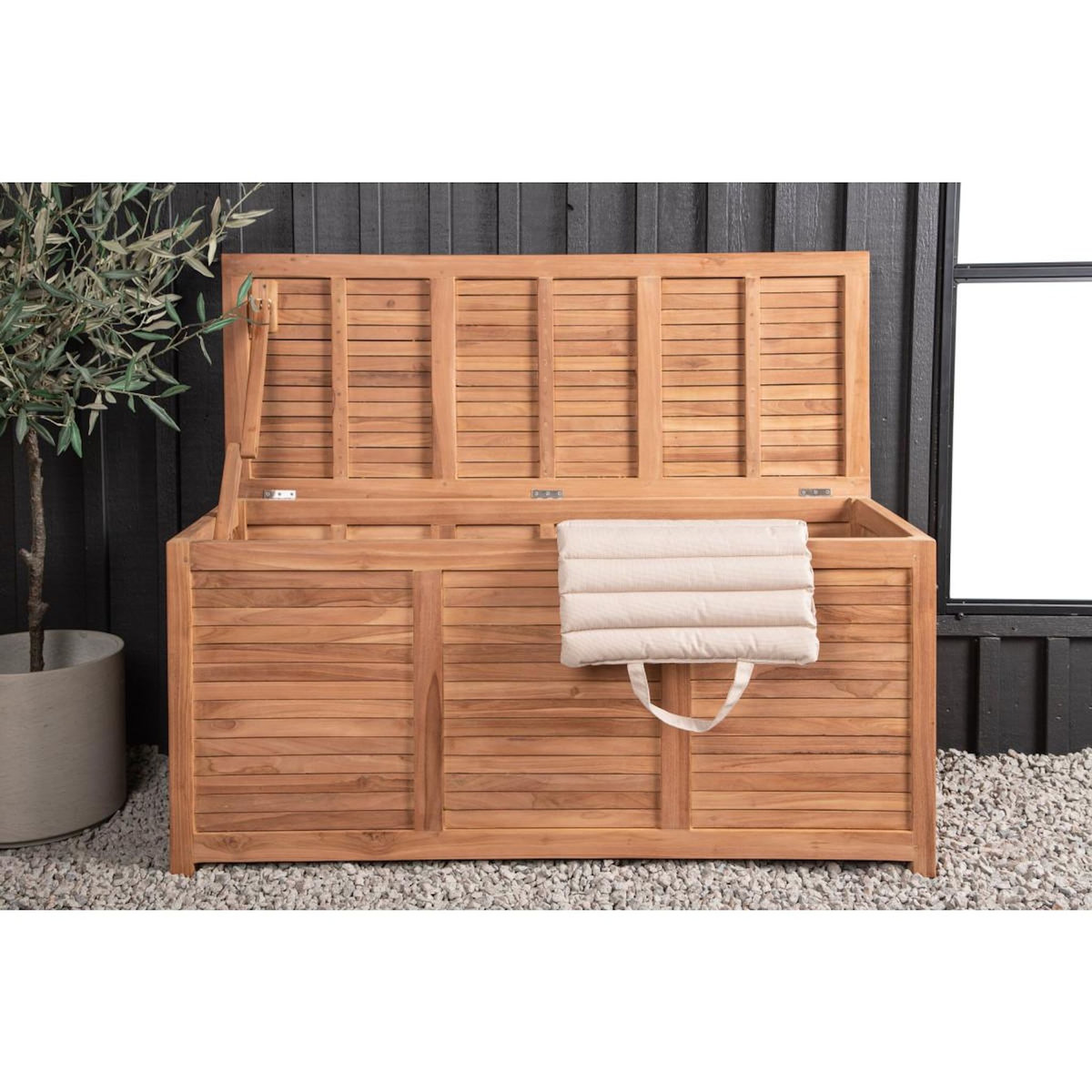 Paris Prix Coffre de Jardin en Teck  Trento I  130cm Naturel