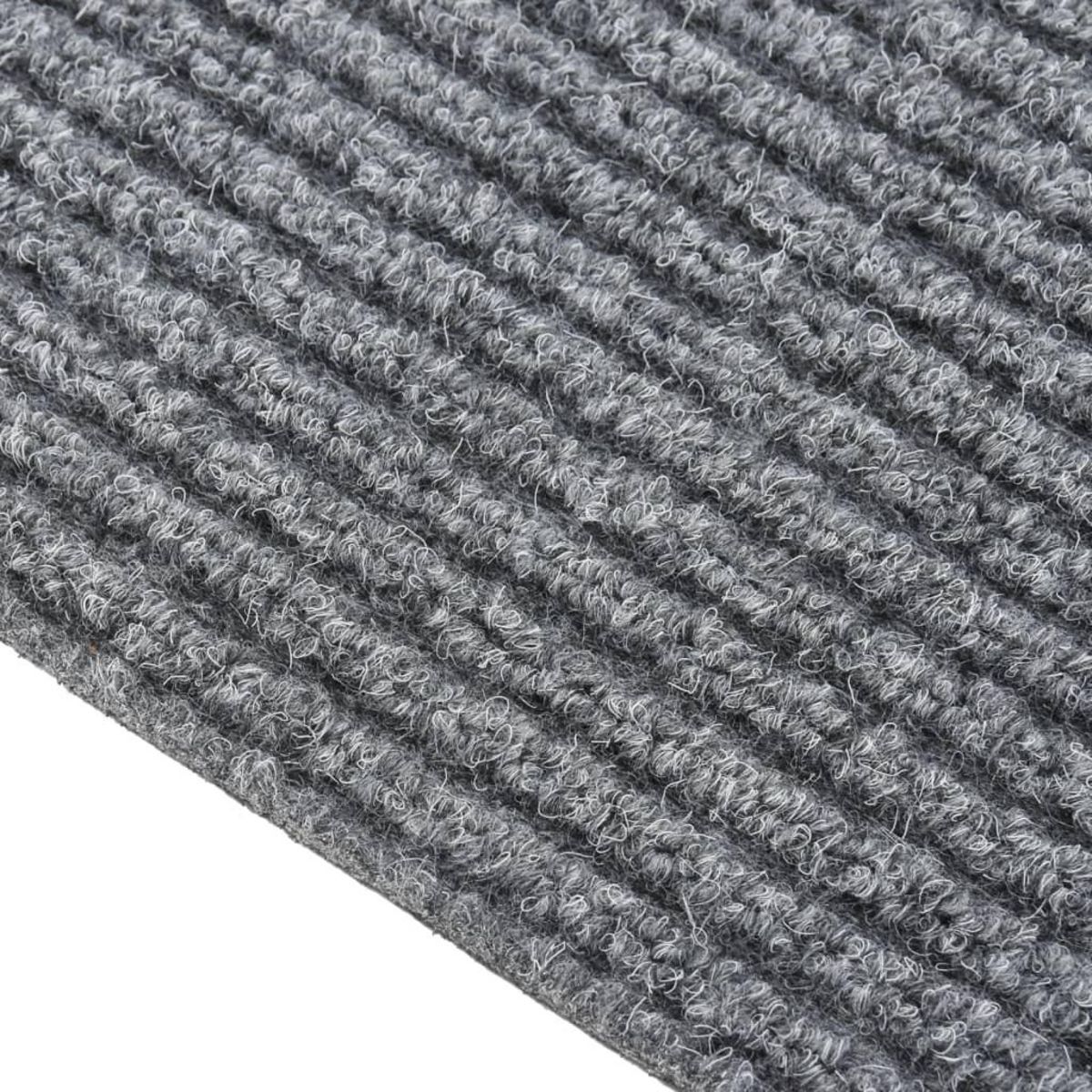 VIDAXL Tapis 100x350 cm Gris