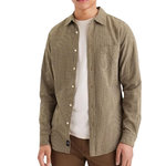 DOCKERS Chemise Marron à Motifs Homme Dockers Woven. Coloris disponibles : Marron