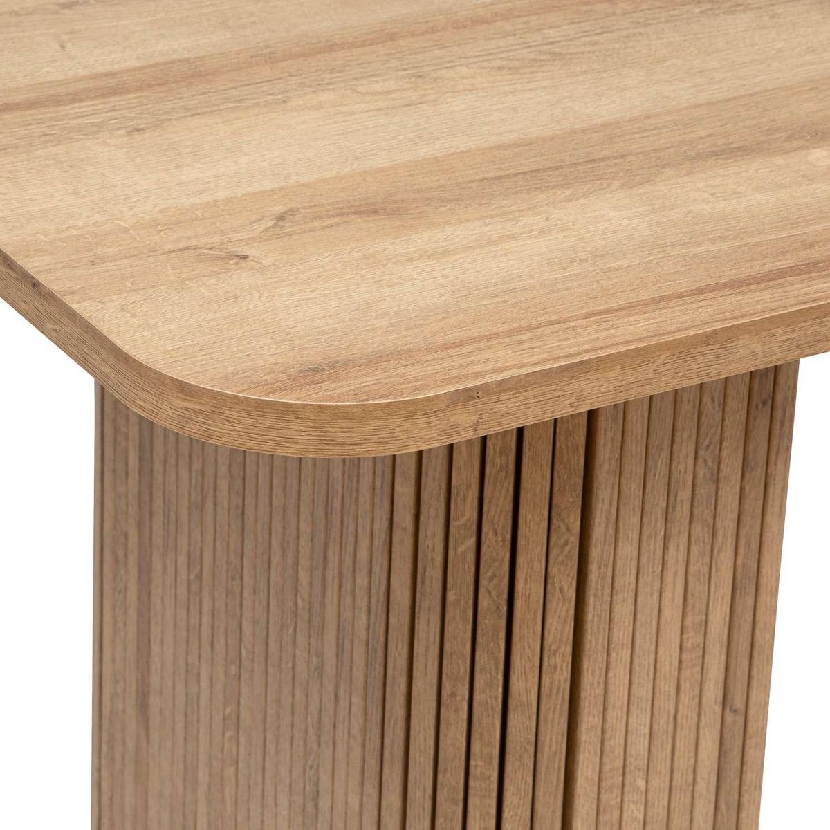 ATMOSPHERA Table à manger Colva pour 6 personnes en bois - Marron