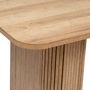 Voir la diapositive 3 : ATMOSPHERA Table à manger Colva pour 6 personnes en bois - Marron