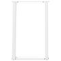 Voir la diapositive 5 : VIDAXL Pieds de table a manger forme de U 2 pcs blanc 50x(72-73) cm