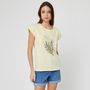 Voir la diapositive 2 : INEXTENSO T-shirt jaune femme