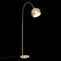 Voir la diapositive 5 : ATMOSPHERA Lampadaire arc en acier FLORIS - H. 177 cm - Doré