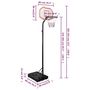 Voir la diapositive 6 : VIDAXL Support de basket-ball Blanc 282-352 cm Polyethylene