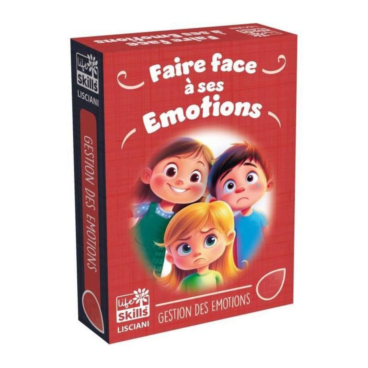 LISCIANI GIOCHI Jeu de cartes Gestion des émotions - Jeu Éducatif - LIFE SKILLS - Cartes illustrées