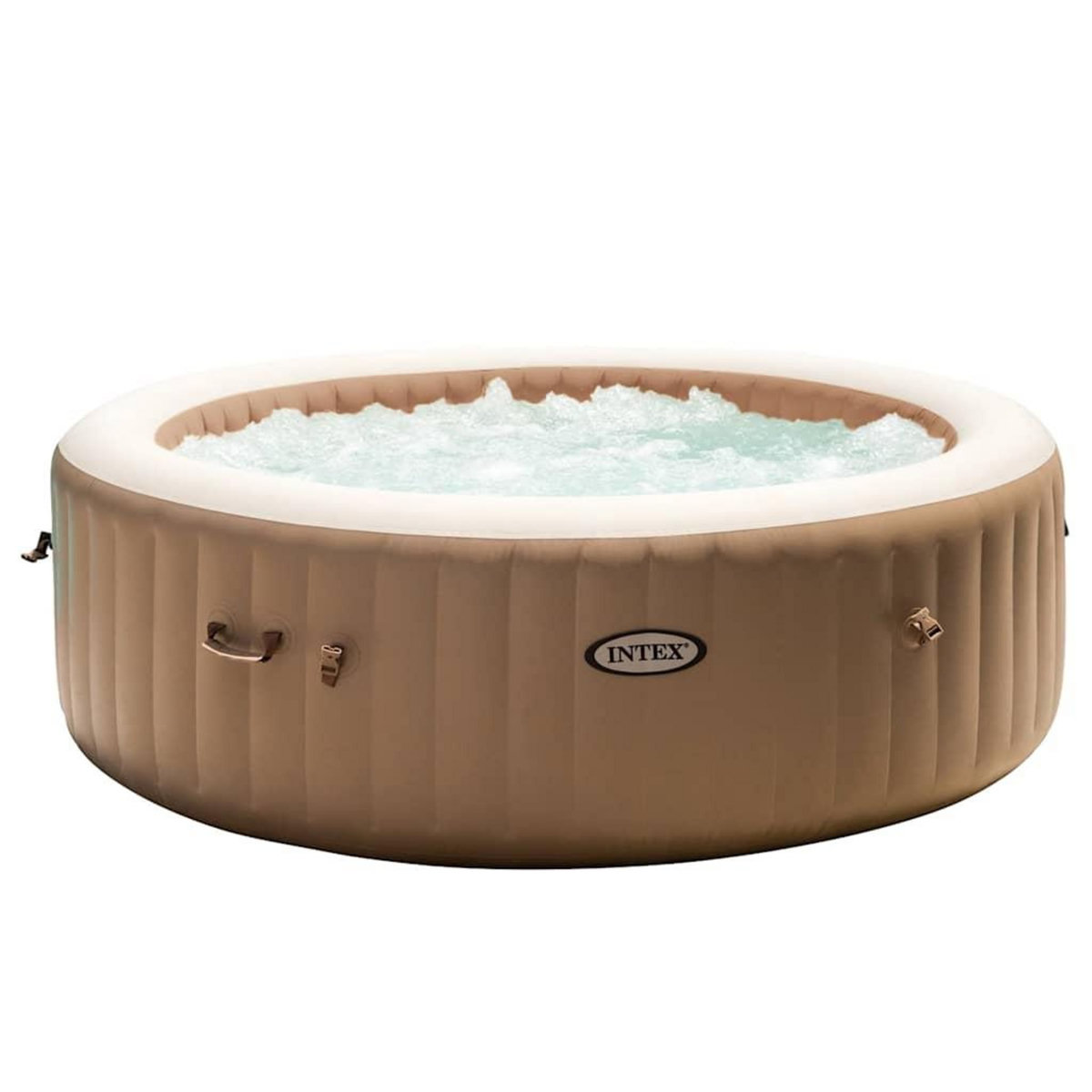 INTEX Intex Baignoire de massage a bulles ronde PureSpa 216x71cm 6 personnes