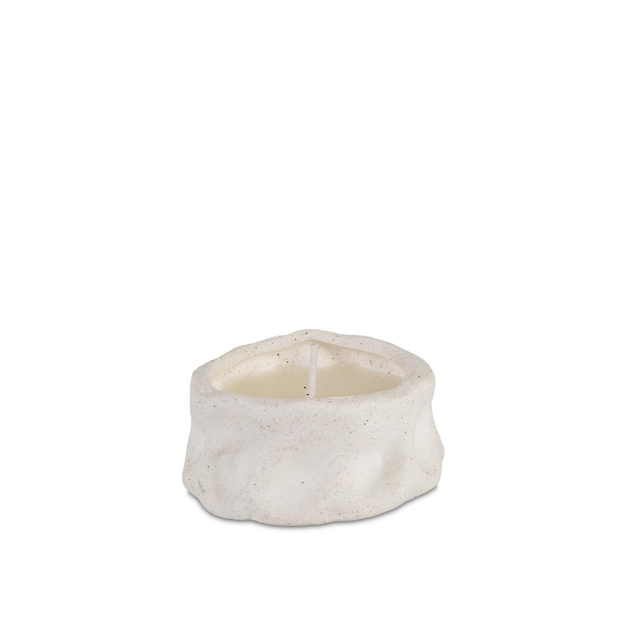 MAISON AUBERTIN Bougie - céramique blanche - aria - 8x3,5 cm