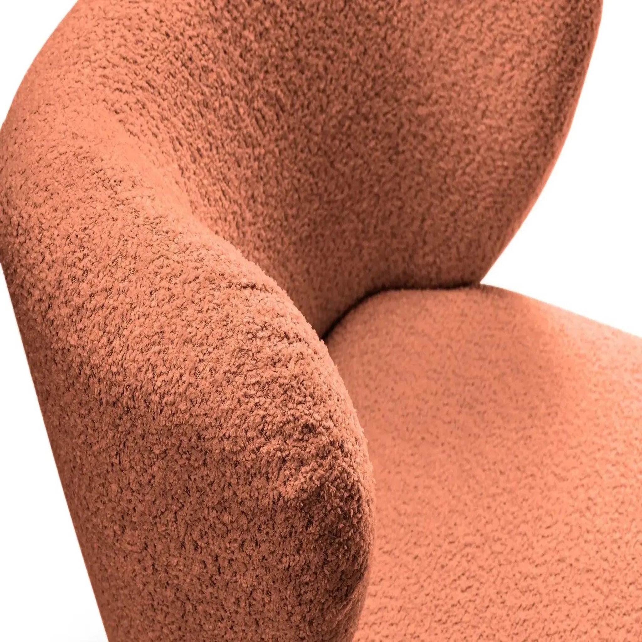 Voir la diapositive 5 : CASANOVA PARIS Capri - fauteuil tissu bouclette