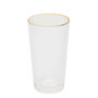 Voir la diapositive 2 : Paris Prix Lot de 6 Verres Design  Liseré  40cl Transparent