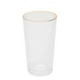 Voir la diapositive 2 : Paris Prix Lot de 6 Verres Design  Liseré  40cl Transparent