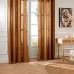 ATMOSPHERA Rideau à Oeillets  Santana  130x260cm Cannelle