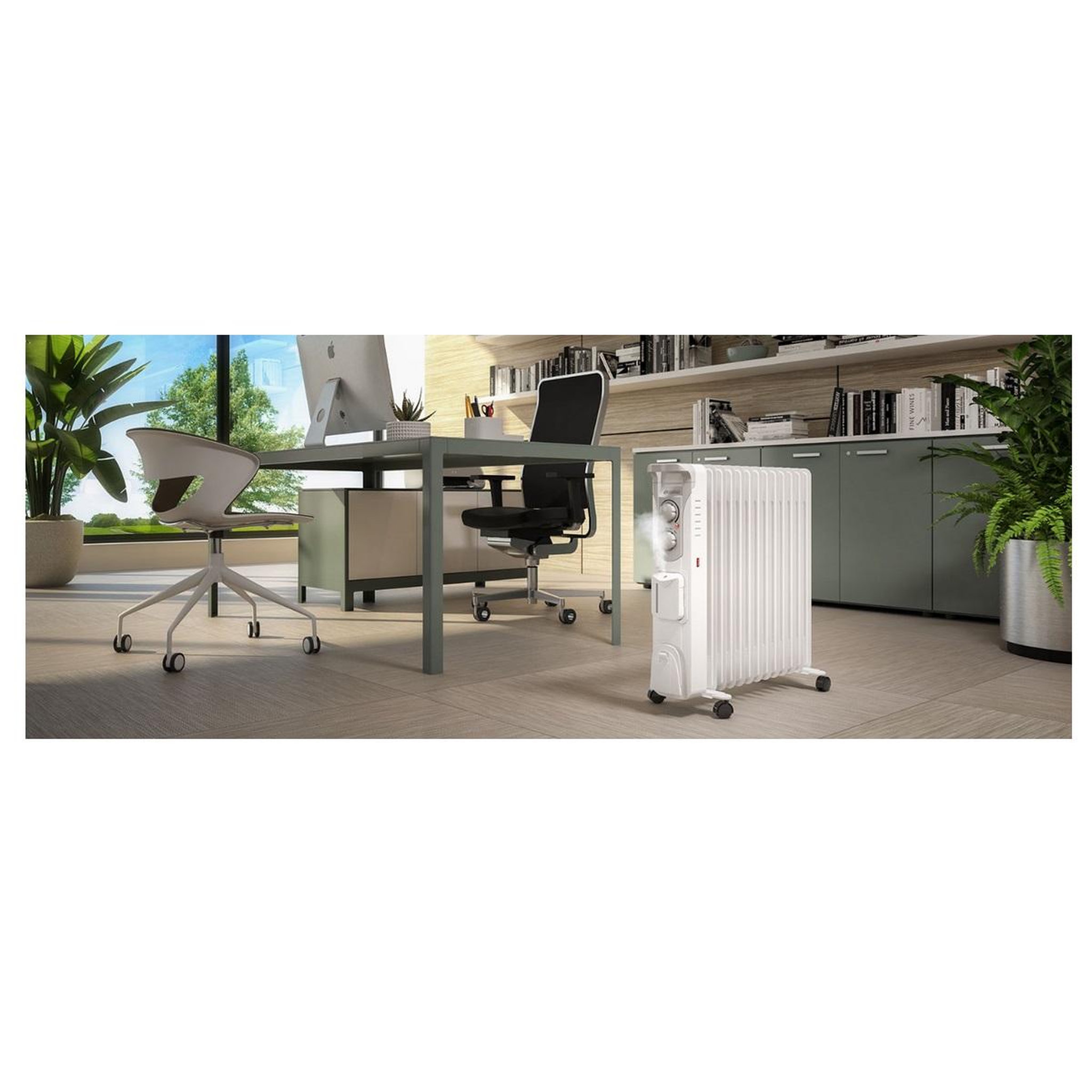 Voir la diapositive 4 : Olimpia splendid Radiateur bain d'huile 2000w blanc - CALDORADHUMI9