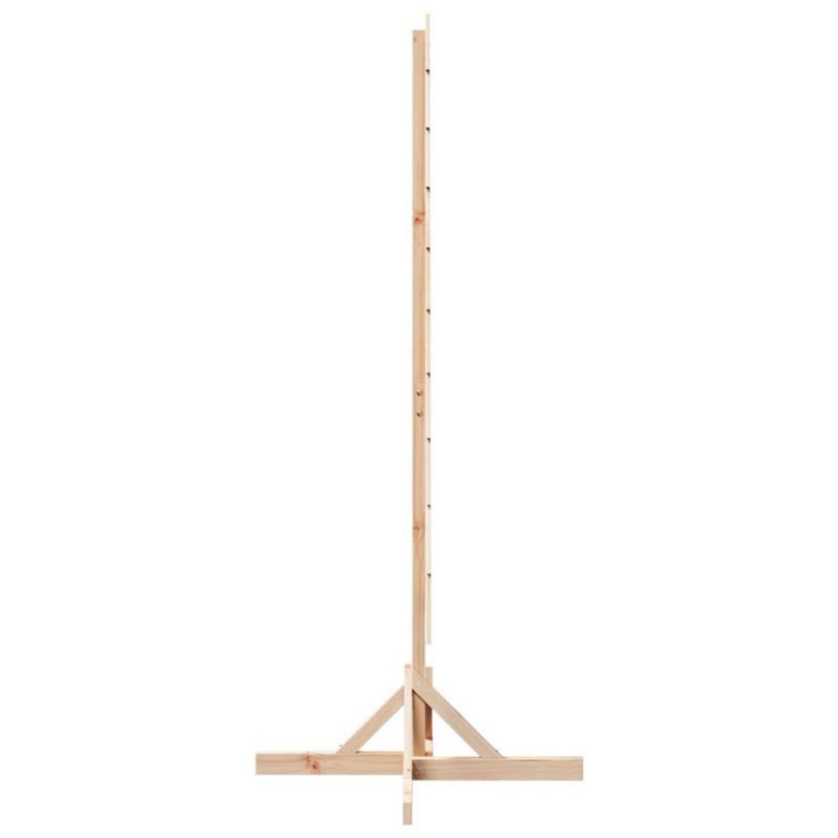 VIDAXL Arbre de Noël en bois pour décoration 180 cm bois massif