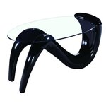 Habitat et Jardin Table basse  Maya  - 127 x 65 x 46 cm - Noir