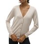 Voir la diapositive 1 : Vero Moda Gilet  Femme Vero Moda  ilje V neck Cardigan Moonbeam