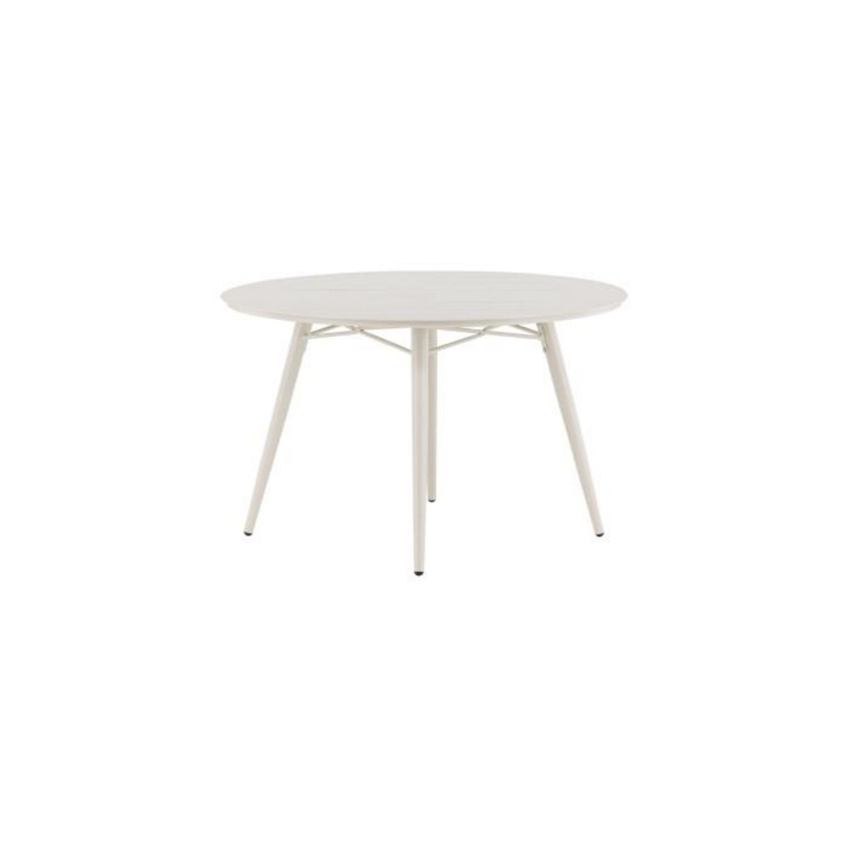 Paris Prix Table de Jardin Ronde Design  Lina  120cm Beige