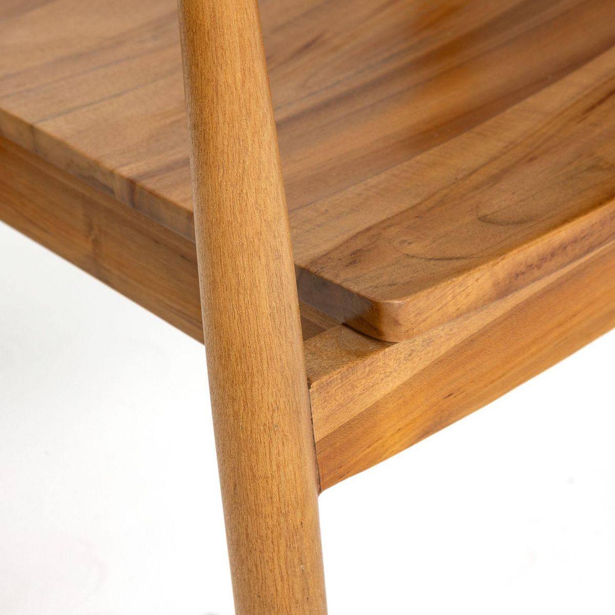 ATMOSPHERA Lot de 2 fauteuils à dîner en teck naturel MIYAKO - Marron