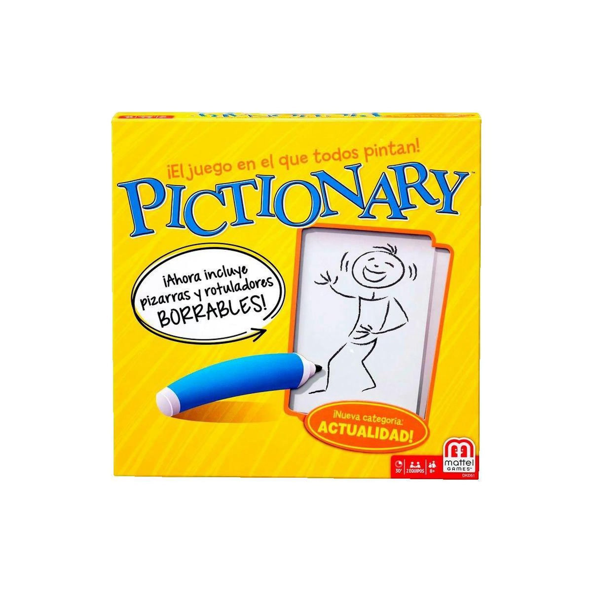 Figuine Jeu de société Figuine Mattel Games Pictionary multicolore