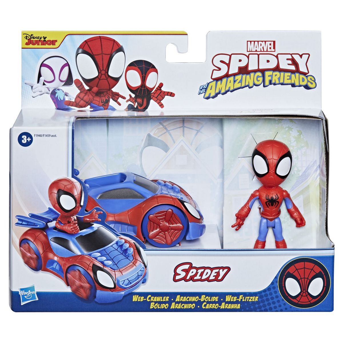 HASBRO Véhicule et figurine Spidey 10 cm