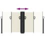 Voir la diapositive 5 : VIDAXL Auvent lateral retractable creme 120x1200 cm