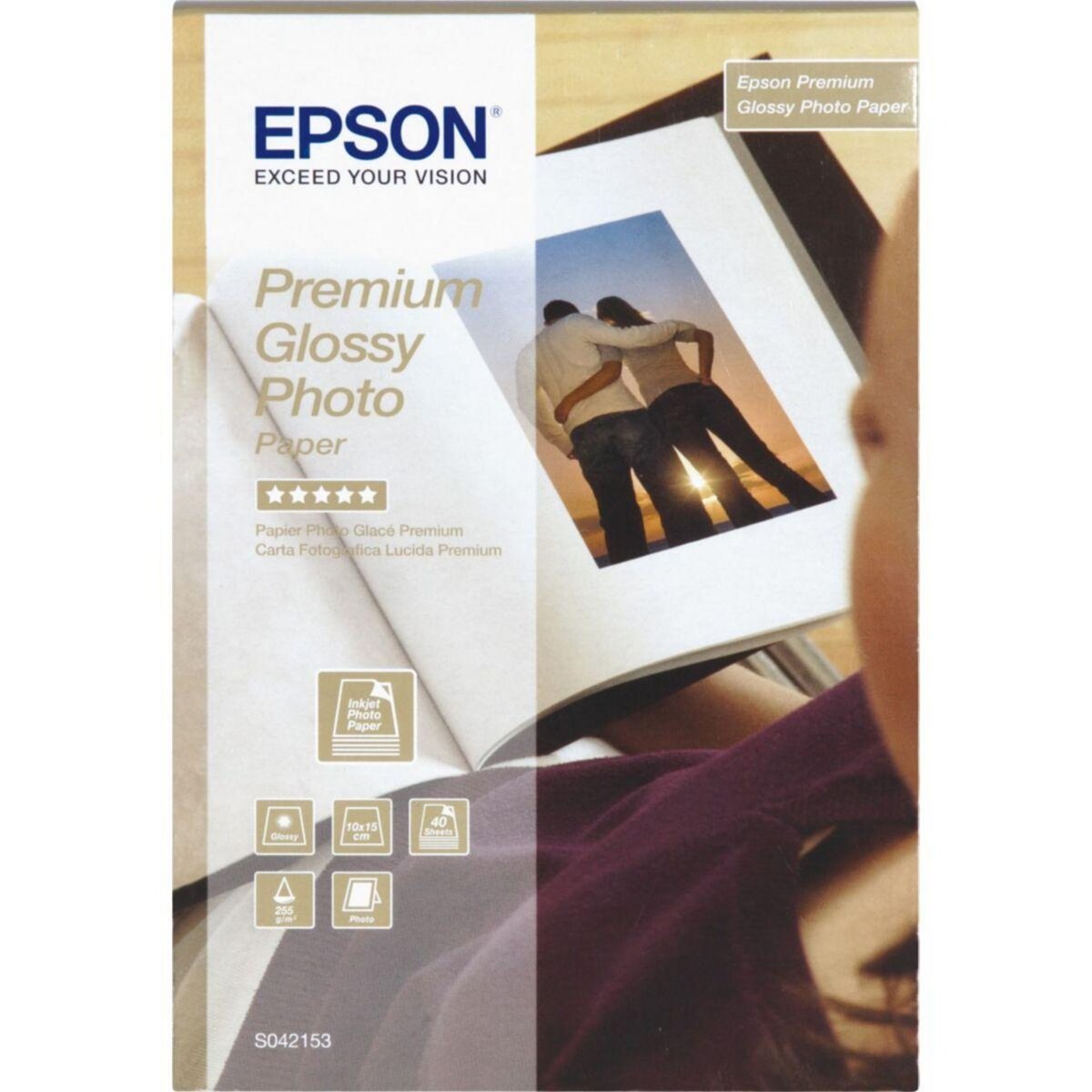 Epson Papier photo 10x15-40f-255g/m²