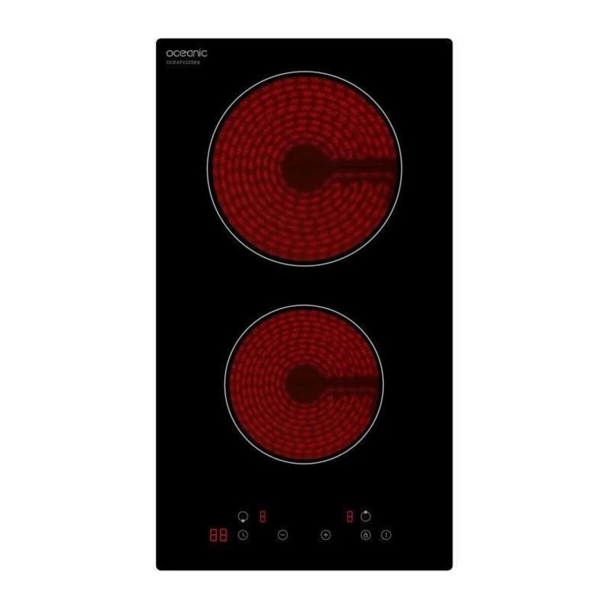 OCEANIC Plaque vitrocéramique OCEANIC 2900W 29cm, OCEATV2ZSE9