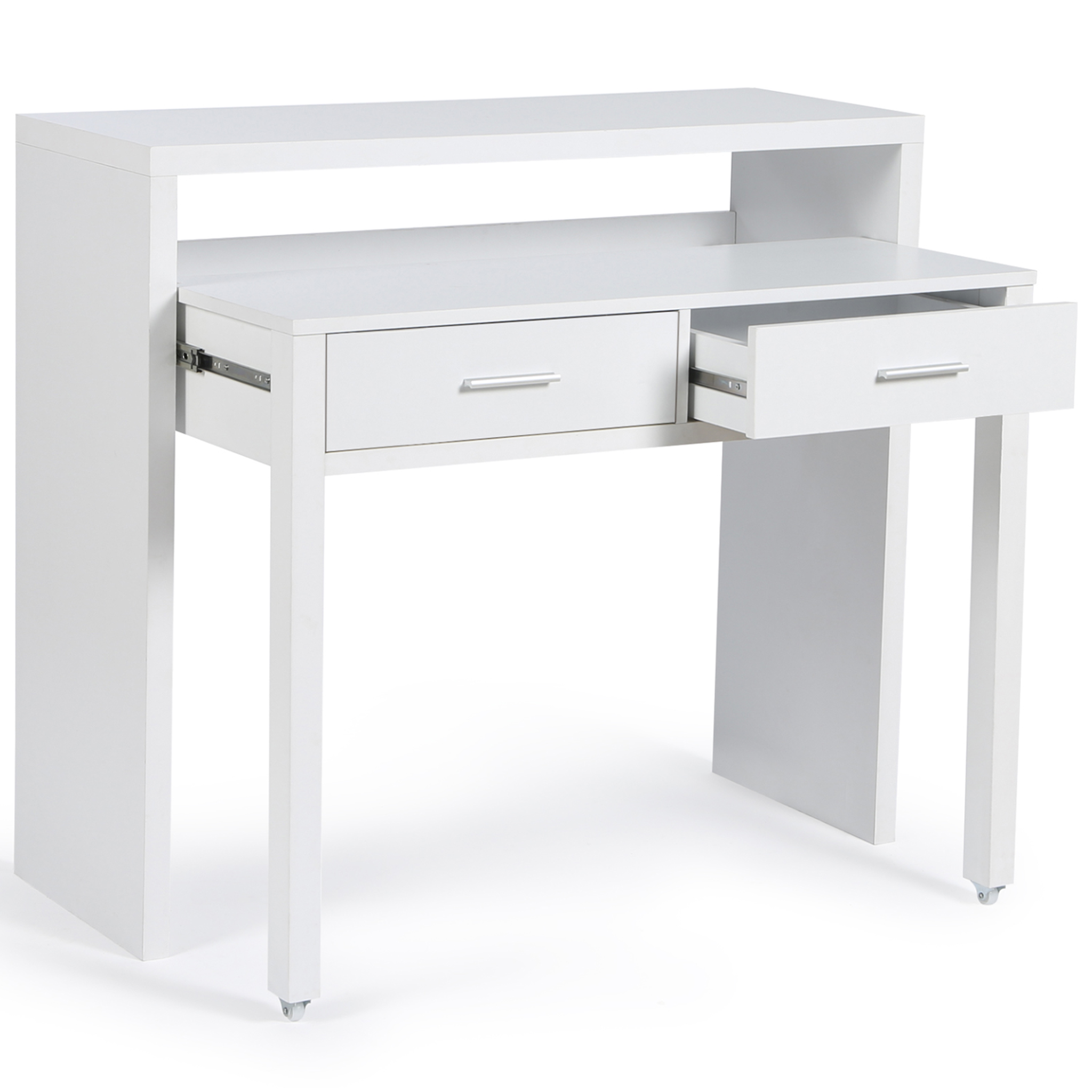 ID MARKET Bureau extensible max blanc