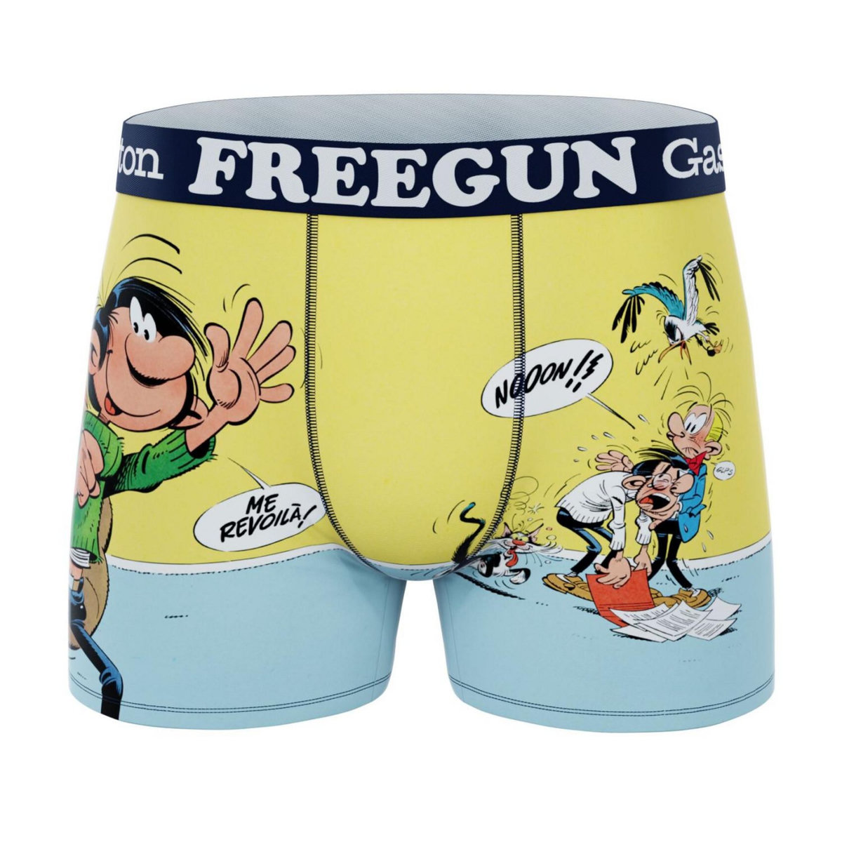 FREEGUN Lot de 3 boxers homme Gaston Lagaffe