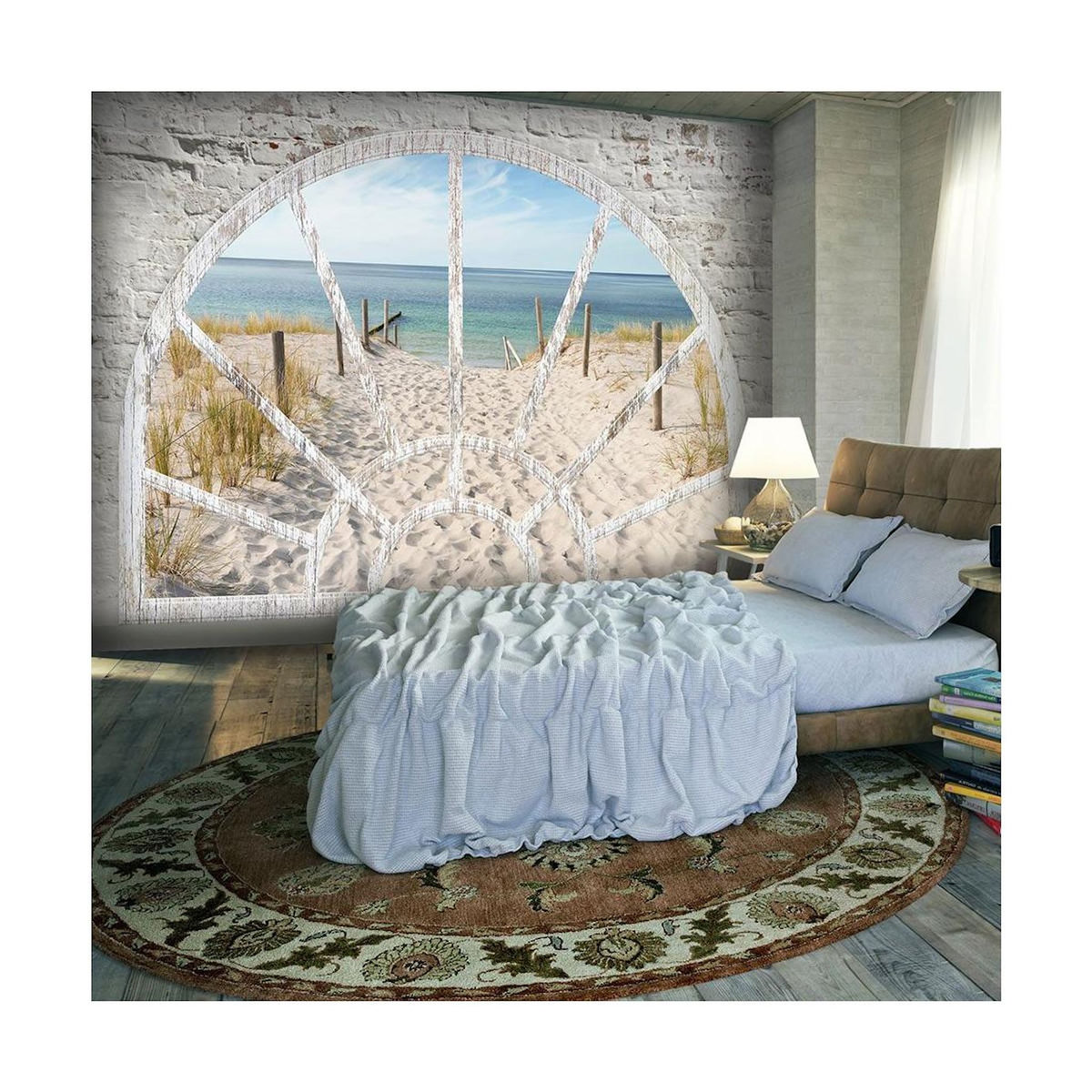 Paris Prix Papier Peint  Window View Beach