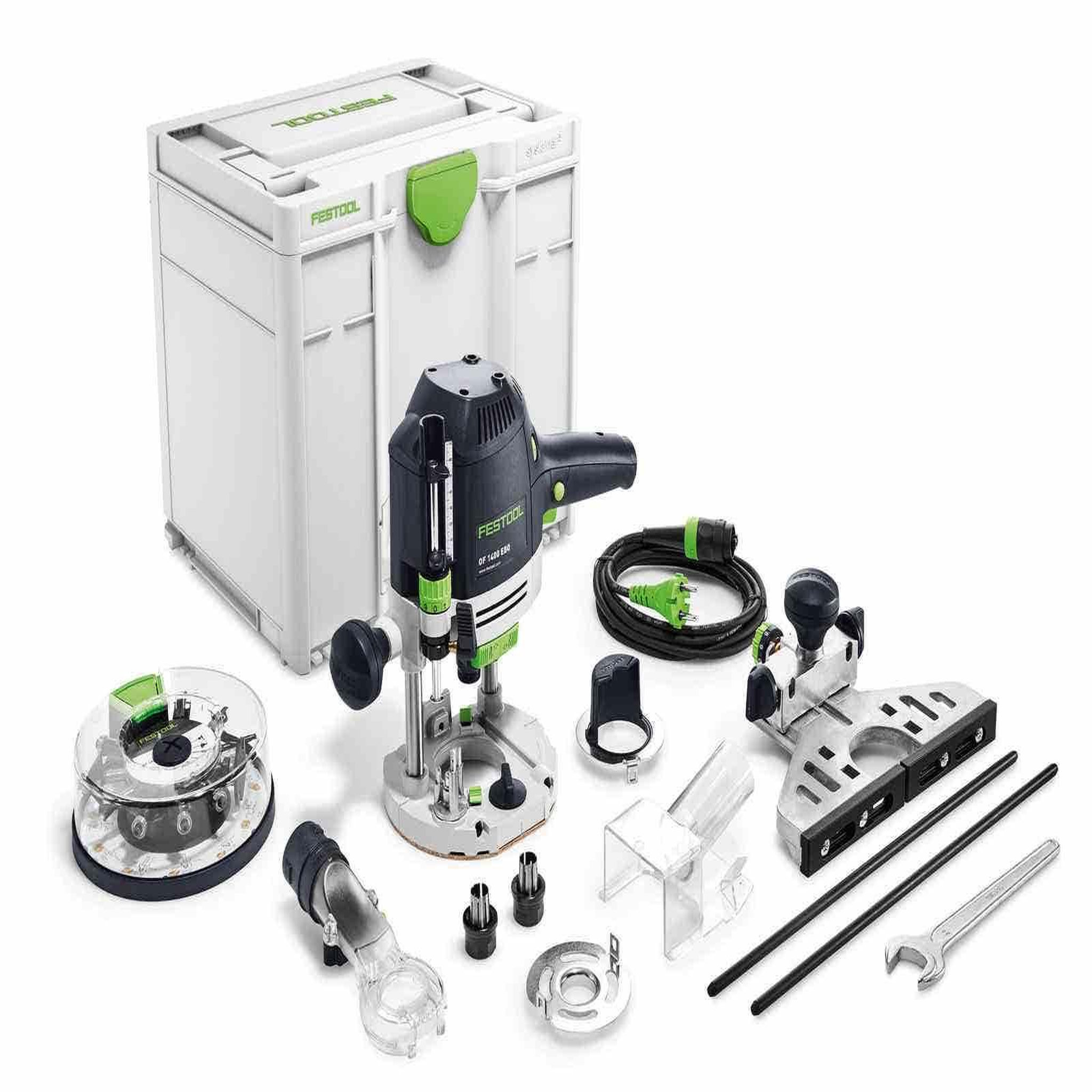 FESTOOL Défonceuse of 1400 ebq-plus + box-of-s (avec boîte de fraises)