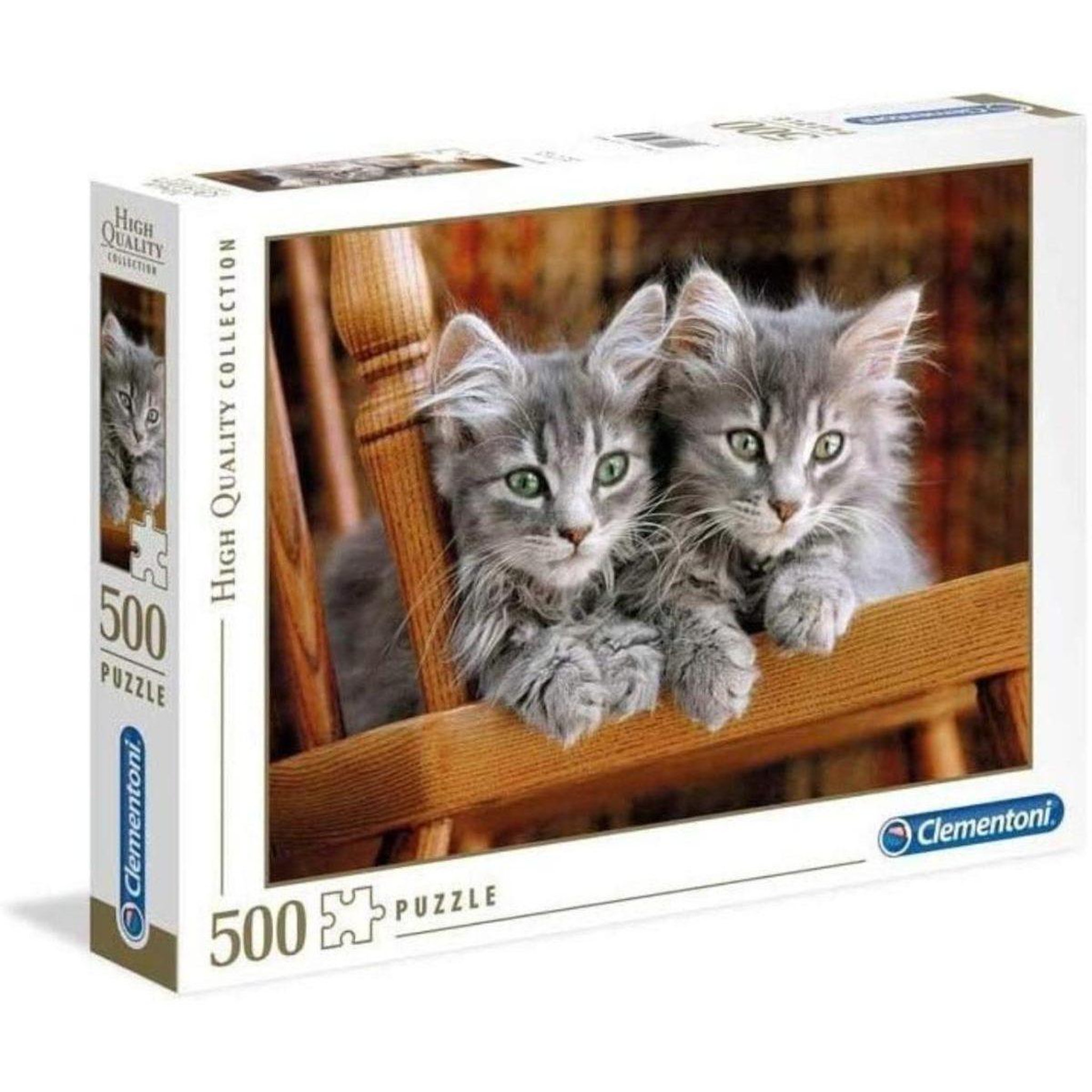 CLEMENTONI Puzzle  30545 high quality chatons - 500 pièces