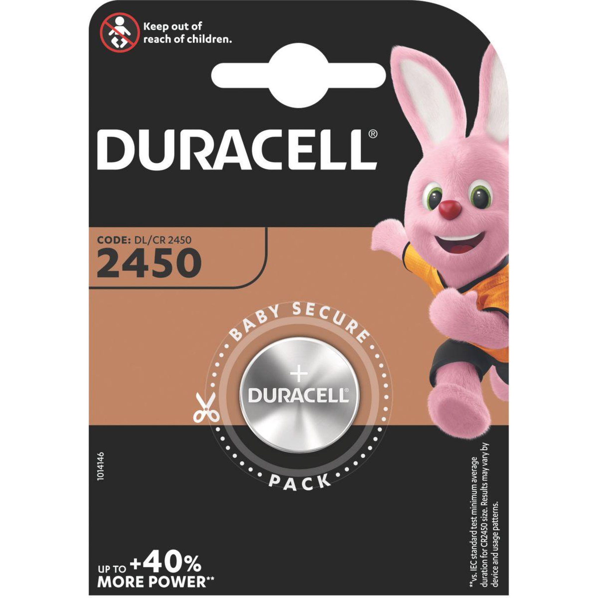 Duracell Pile lithium 2450, 1 unité