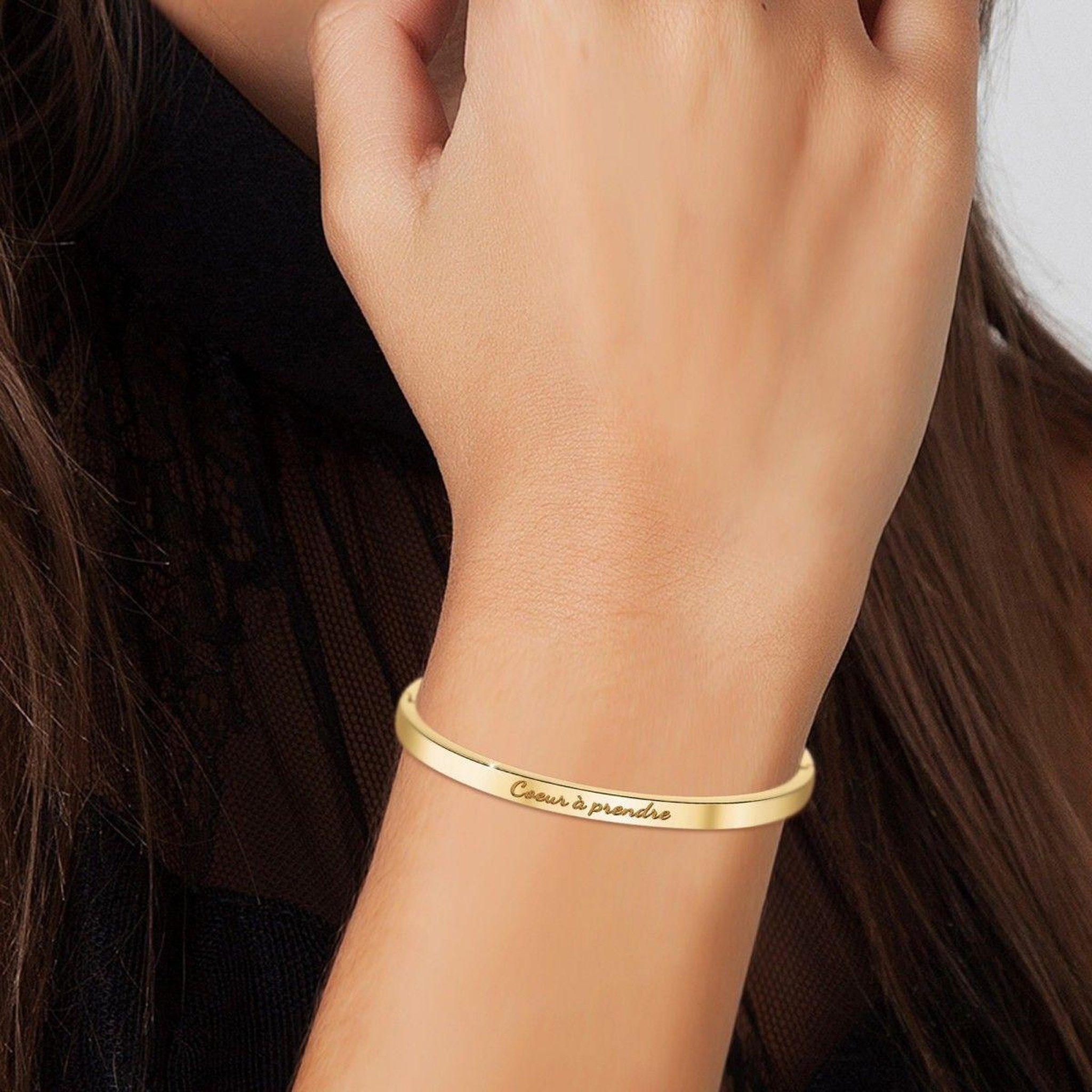 Voir la diapositive 2 : SC CRYSTAL Coeur à prendre - Bracelet par SC Crystal