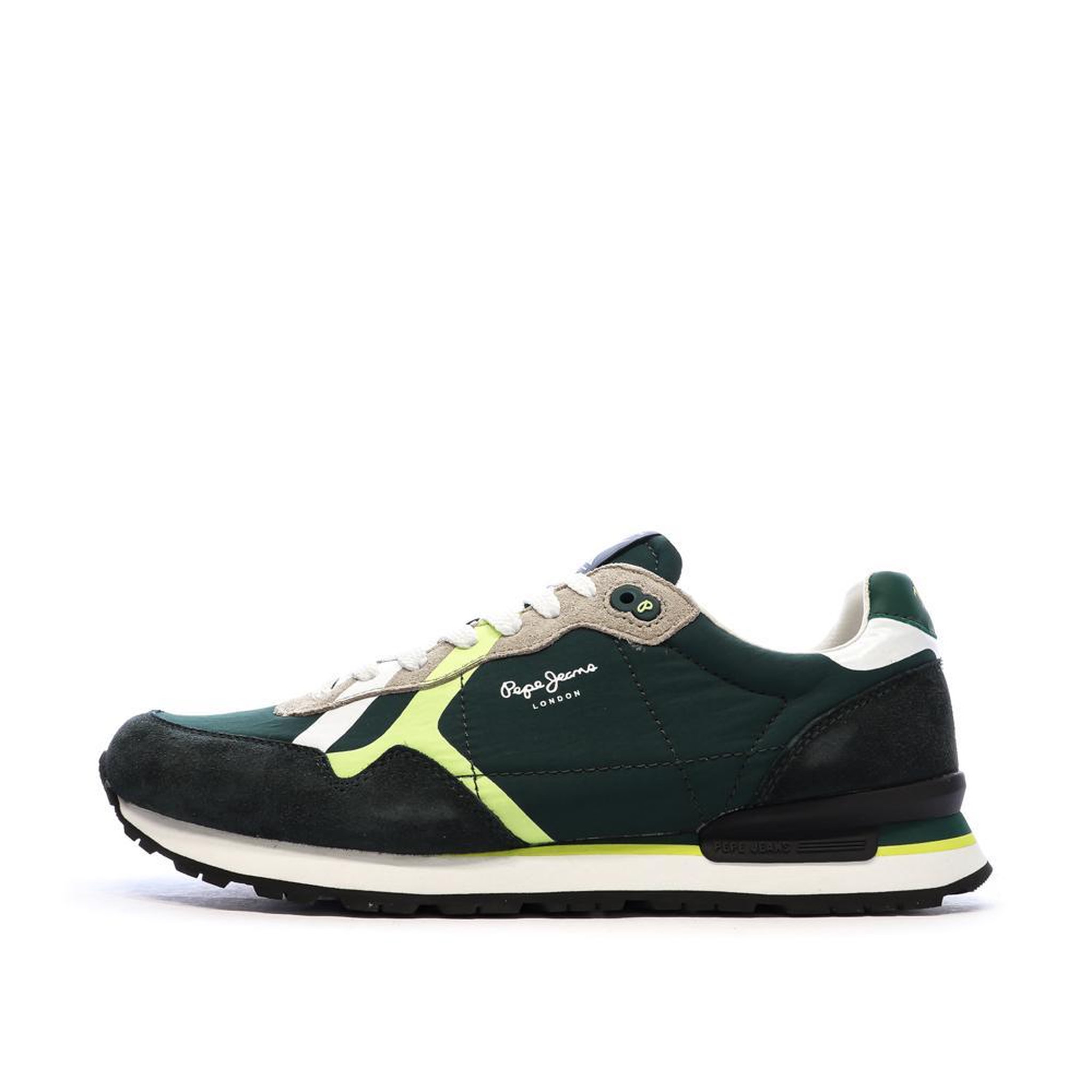 Voir la diapositive 1 : Pepe Jeans Baskets Verte Homme Pepe Jeans Brit Road