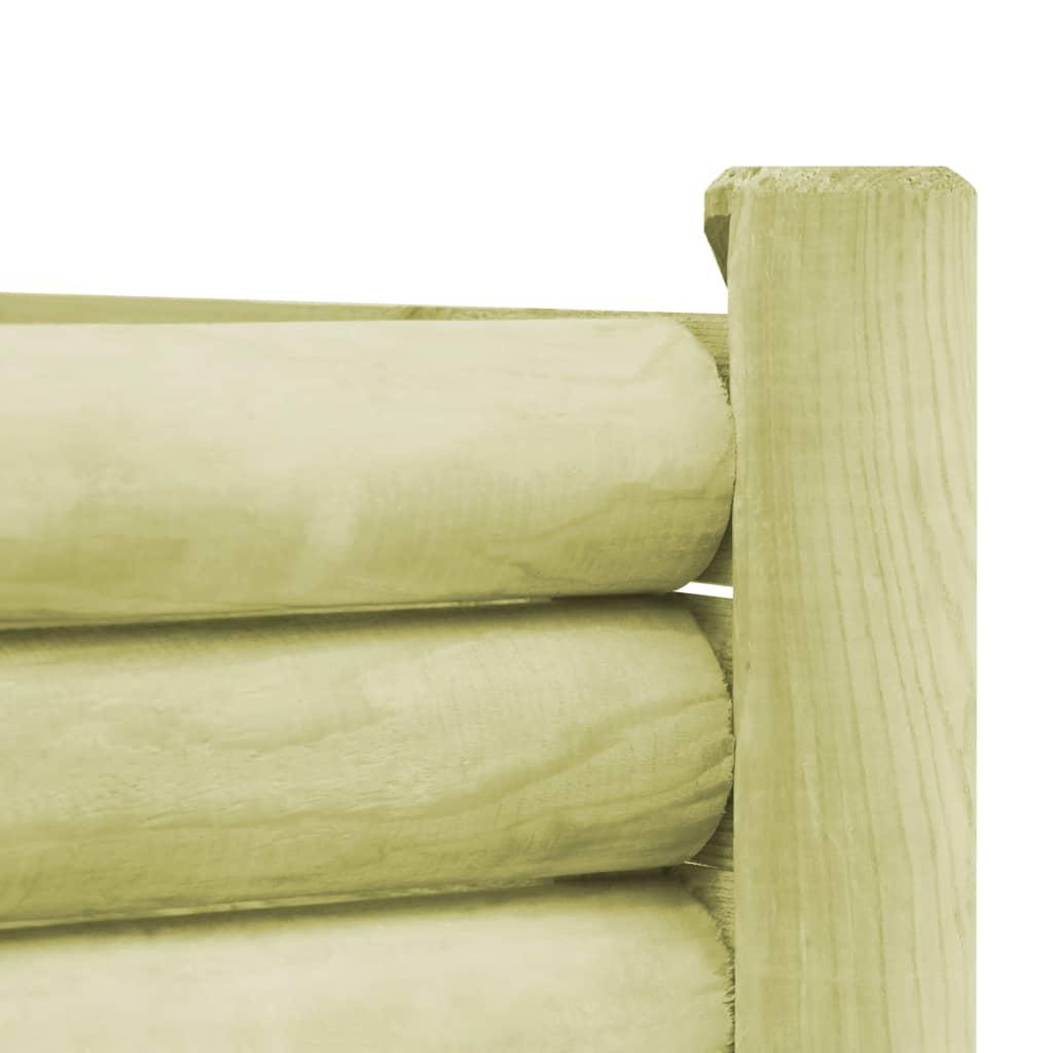 Voir la diapositive 4 : VIDAXL Lit sureleve de jardin Bois de pin impregne 60x40x42 cm