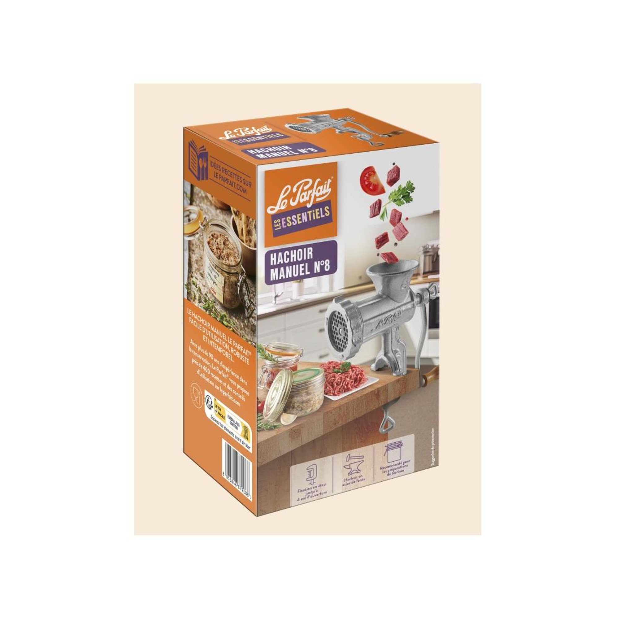 Voir la diapositive 2 : Le parfait Hachoir à viande manuel - 44002b3