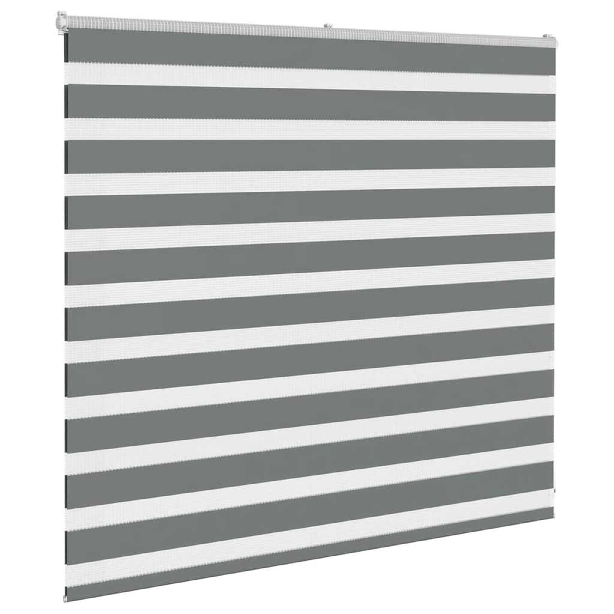 Voir la diapositive 3 : VIDAXL Store zebre gris fonce largeur du tissu 155,9 cm polyester