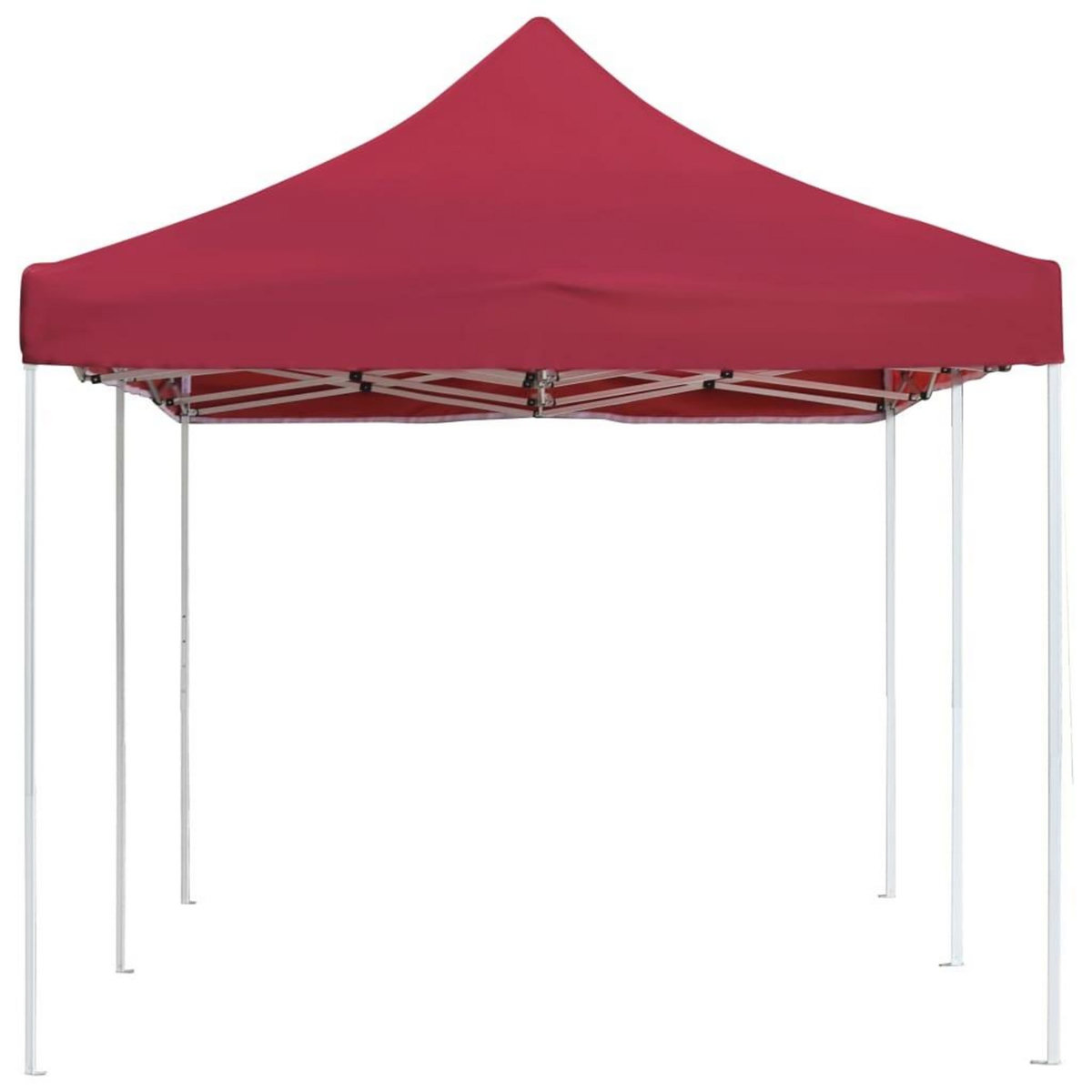 VIDAXL Tente de reception pliable Aluminium 6x3 m Bordeaux