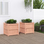 Voir la diapositive 1 : VIDAXL Jardinieres 2 pcs bois massif douglas