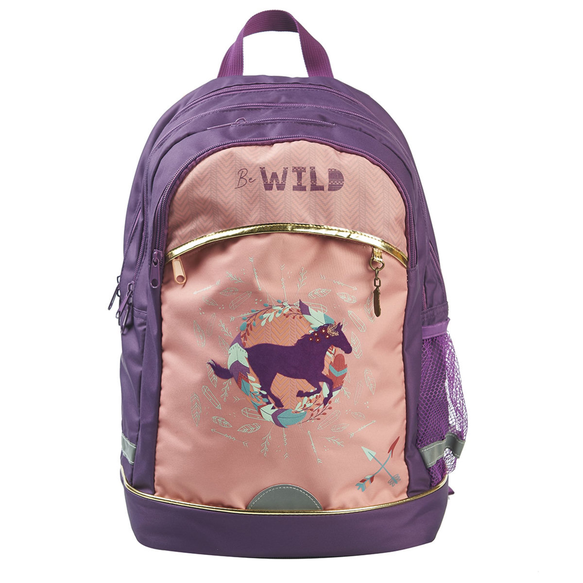 AUCHAN Sac à dos 2 compartiments cheval WILD HORSE