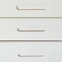 Voir la diapositive 3 : Paris Prix Coiffeuse Compacte Avec Miroir LED  Clarissa  80cm Blanc
