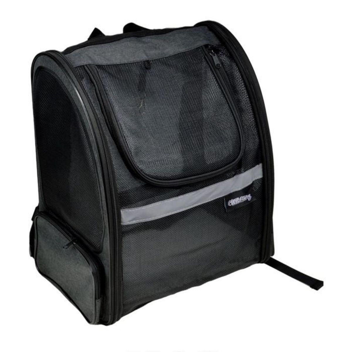 Paris Prix Sac à Dos Transport Animaux  Extensible  44cm Noir