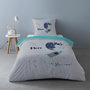 Voir la diapositive 1 : Dourev Housse de couette 140x200 CAPTAIN + 1 taie 100% coton