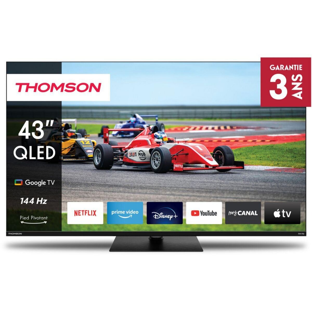 THOMSON TV QLED 43QG7C14 Google TV-43 pouces (109cm)