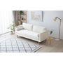 Voir la diapositive 3 : CONCEPT USINE Canapé 3 places design en velours beige STAN