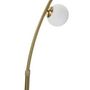 Voir la diapositive 2 : Paris Prix Lampadaire Arc 6 Sphères  Luci  220cm Blanc & Or