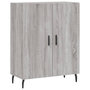 Voir la diapositive 2 : VIDAXL Buffet sonoma gris 69,5x34x90 cm bois d'ingenierie