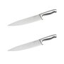 Voir la diapositive 1 : NIROSTA Ensemble de 2 Couteaux de chef 33 cm en inox Nirosta Star